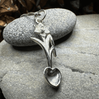 Welsh Daffodil Love Spoon Necklace Pendant La Vie Bien Welsh Daffodil Love Spoon Necklace