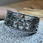 Welsh Dragon Band Ring Ring La Vie Bien Welsh Dragon Band Ring
