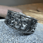 Welsh Dragon Band Ring Ring La Vie Bien Welsh Dragon Band Ring