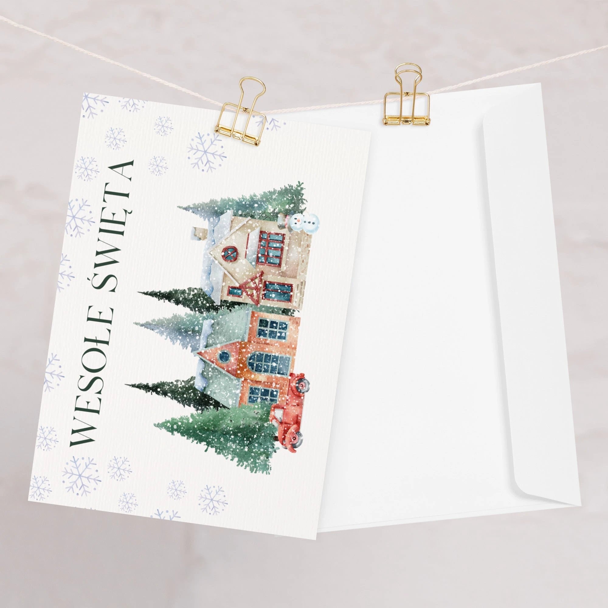 Wesołe święta Greeting card by La Vie Bien