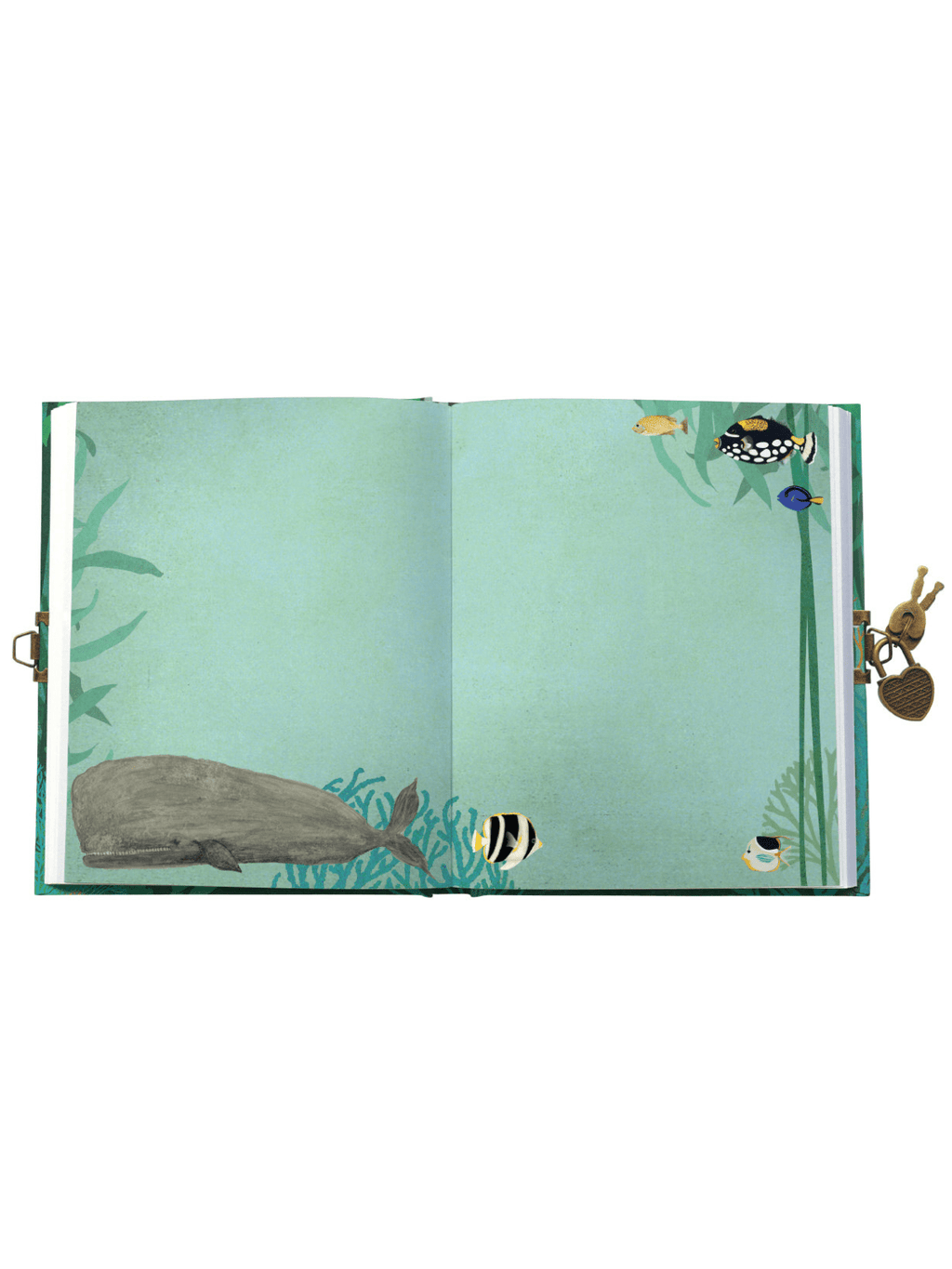 Whale Song Lockable Notebook Diary