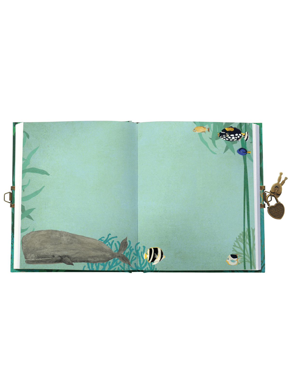 Whale Song Lockable Notebook Diary