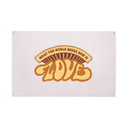 What The World Needs Now Canvas Flag Flags La Vie Bien What The World Needs Now Canvas Flag