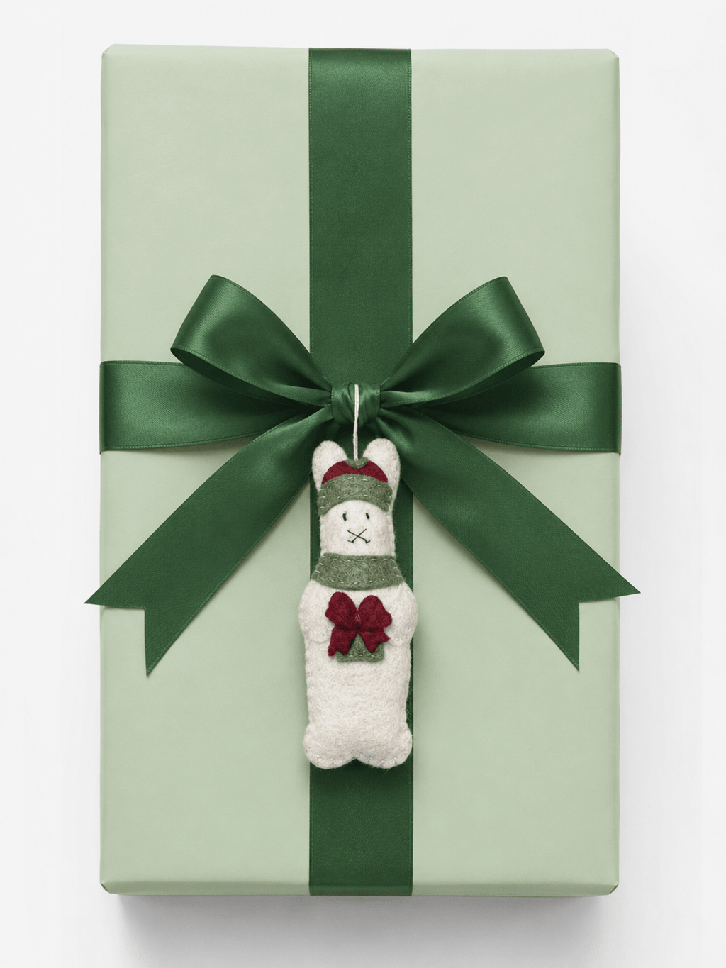 Whimsical Felt Bunny Ornament Holiday La Vie Bien Whimsical Felt Bunny Ornament