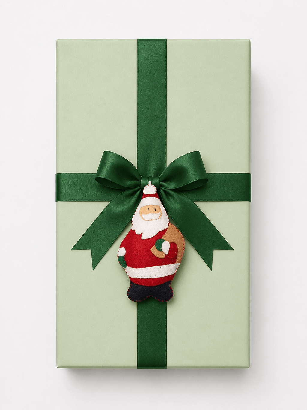 Whimsical Felt Santa Ornament Holiday La Vie Bien Whimsical Felt Santa Ornament