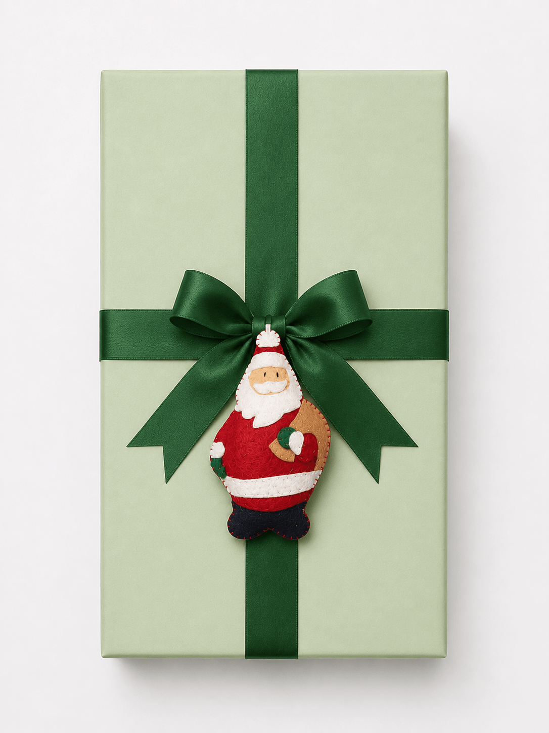 Whimsical Felt Santa Ornament Holiday La Vie Bien Whimsical Felt Santa Ornament
