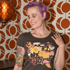 Whimsical Landscape & Animal Tee in Walnut Graphic tee La Vie Bien Whimsical Landscape & Animal Tee in Walnut