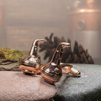 Whiskey Copper Still Cufflinks Cuff Links La Vie Bien Whiskey Copper Still Cufflinks