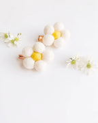 White Daisy Clips by Evie Pearl Handmade