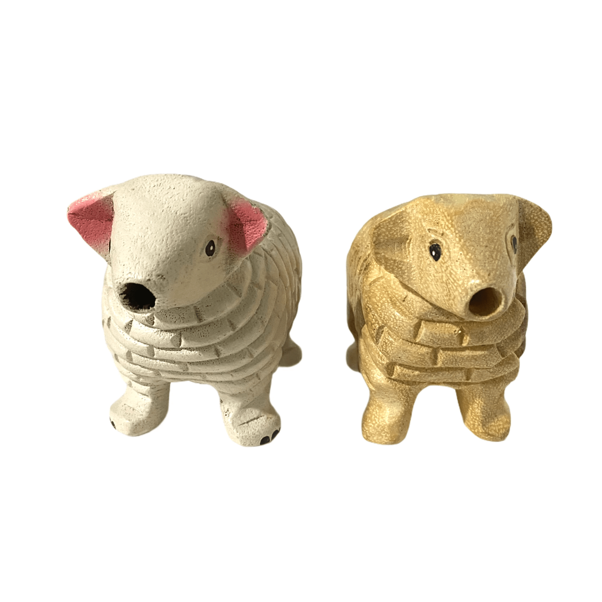 White Musical Whistle Sheep Instrument by Music Frog Co