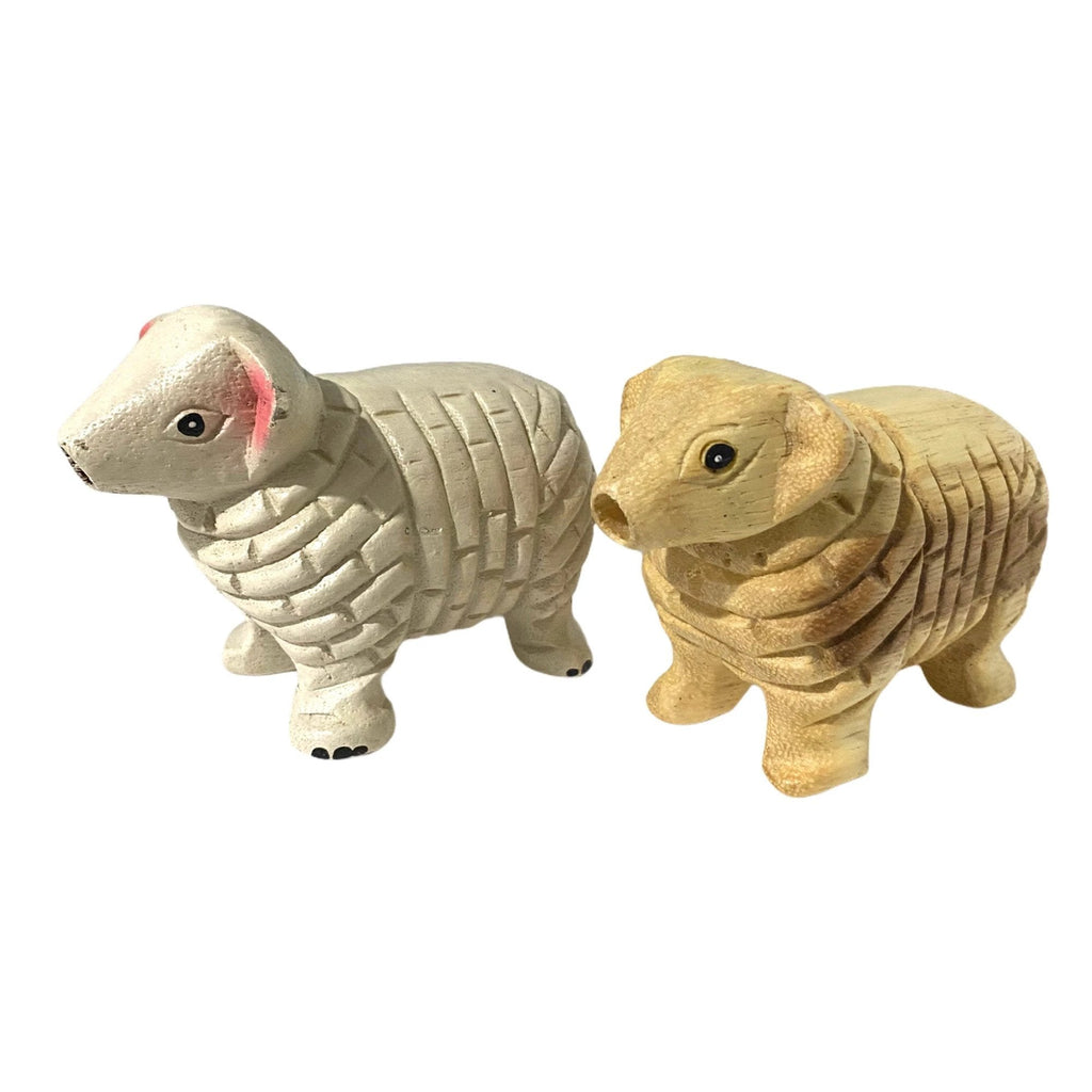 White Musical Whistle Sheep Instrument by Music Frog Co