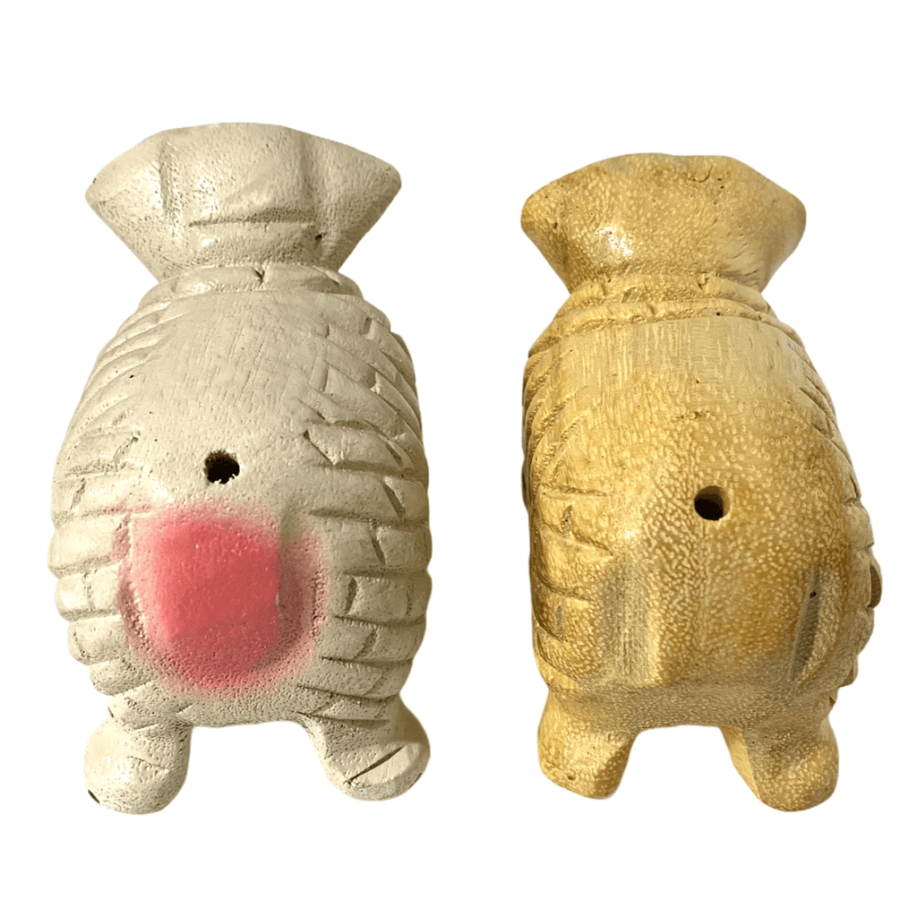 White Musical Whistle Sheep Instrument by Music Frog Co