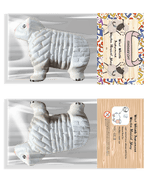 White Musical Whistle Sheep Instrument by Music Frog Co