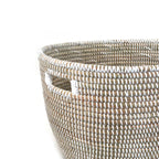 White Oval Basket La Vie Bien White Oval Basket
