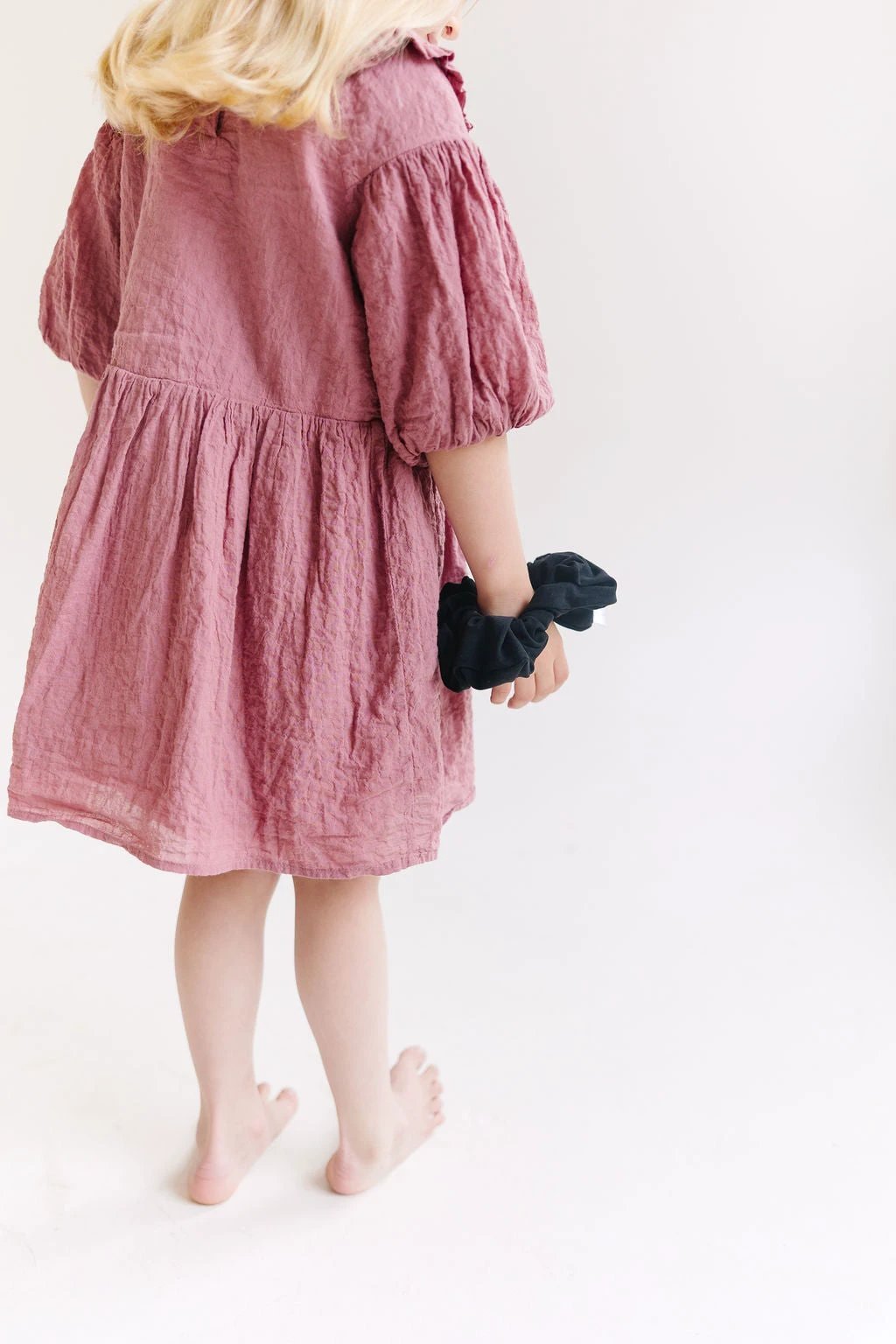 White Solid Oversized Scrunchy by Evie Pearl Handmade