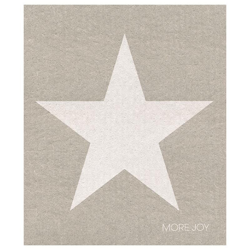 White Star Swedish Dishcloth | Grey and white Swedish Dishcloths La Vie Bien White Star Swedish Dishcloth | Grey and white