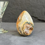 Genuine Amethyst Egg, Quartz Geode Cave, Crystal Cavern, Extra quality piece, Cut base polished specimen
