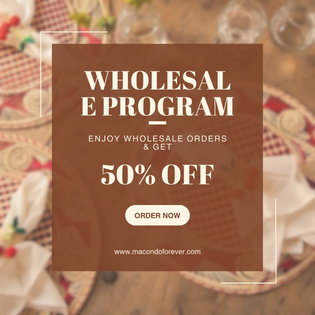 Heart Caracol Handwoven Iraca Placemat