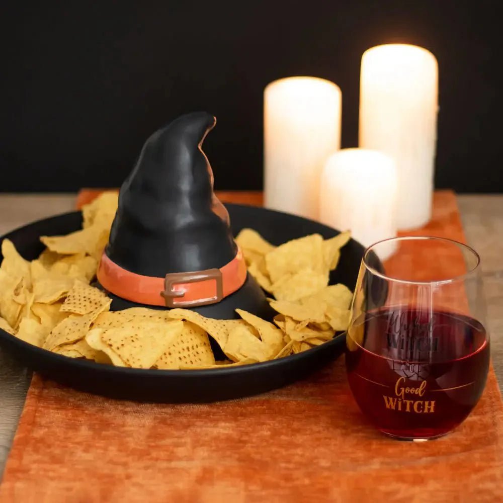 Wicked Witch Stemless Halloween Wine Glass La Vie Bien Wicked Witch Stemless Halloween Wine Glass