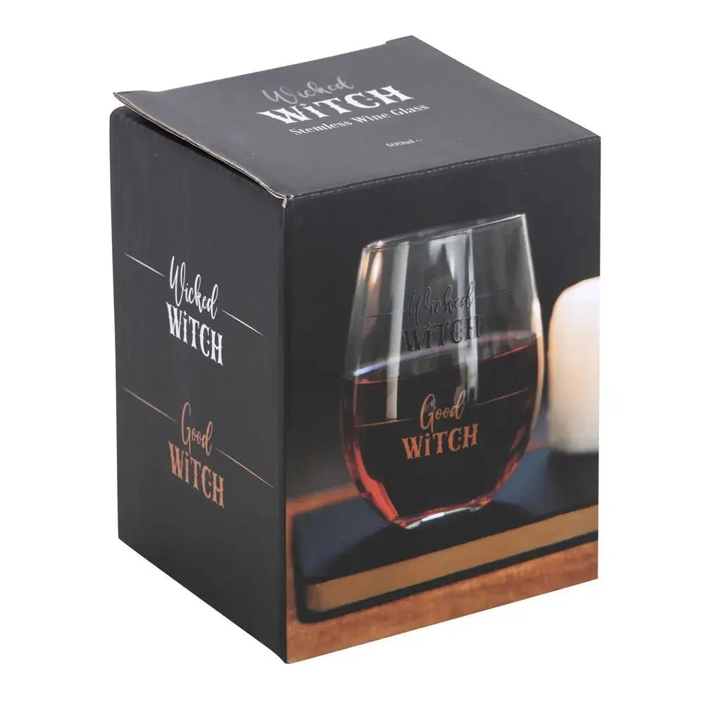 Wicked Witch Stemless Halloween Wine Glass La Vie Bien Wicked Witch Stemless Halloween Wine Glass
