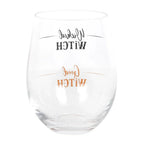 Wicked Witch Stemless Halloween Wine Glass La Vie Bien Wicked Witch Stemless Halloween Wine Glass