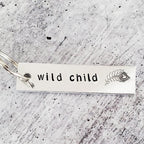 WILD CHILD Bar Keychain Key Chain La Vie Bien WILD CHILD Bar Keychain