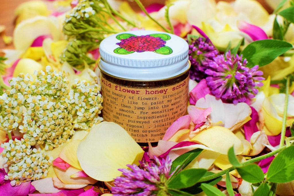 Wild Flower Honey Scrub La Vie Bien Wild Flower Honey Scrub