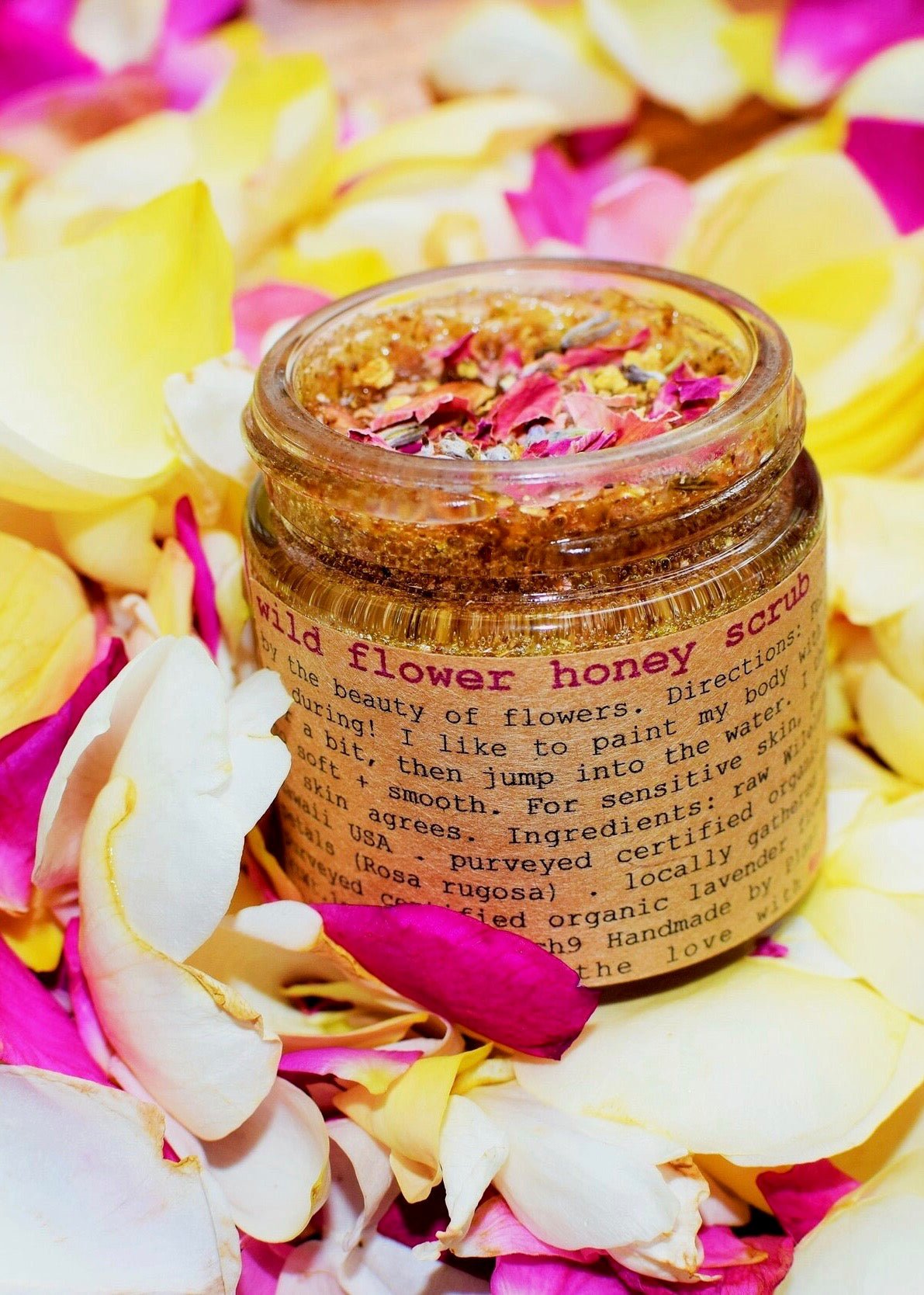 Wild Flower Honey Scrub La Vie Bien Wild Flower Honey Scrub