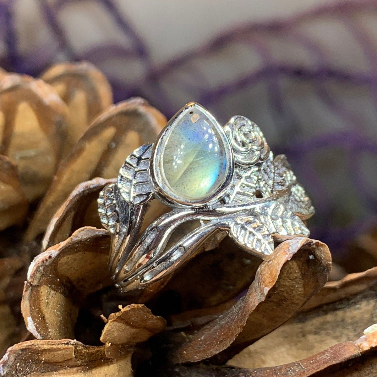 Wild Irish Rose Ring in Sterling Silver Ring La Vie Bien Wild Irish Rose Ring in Sterling Silver