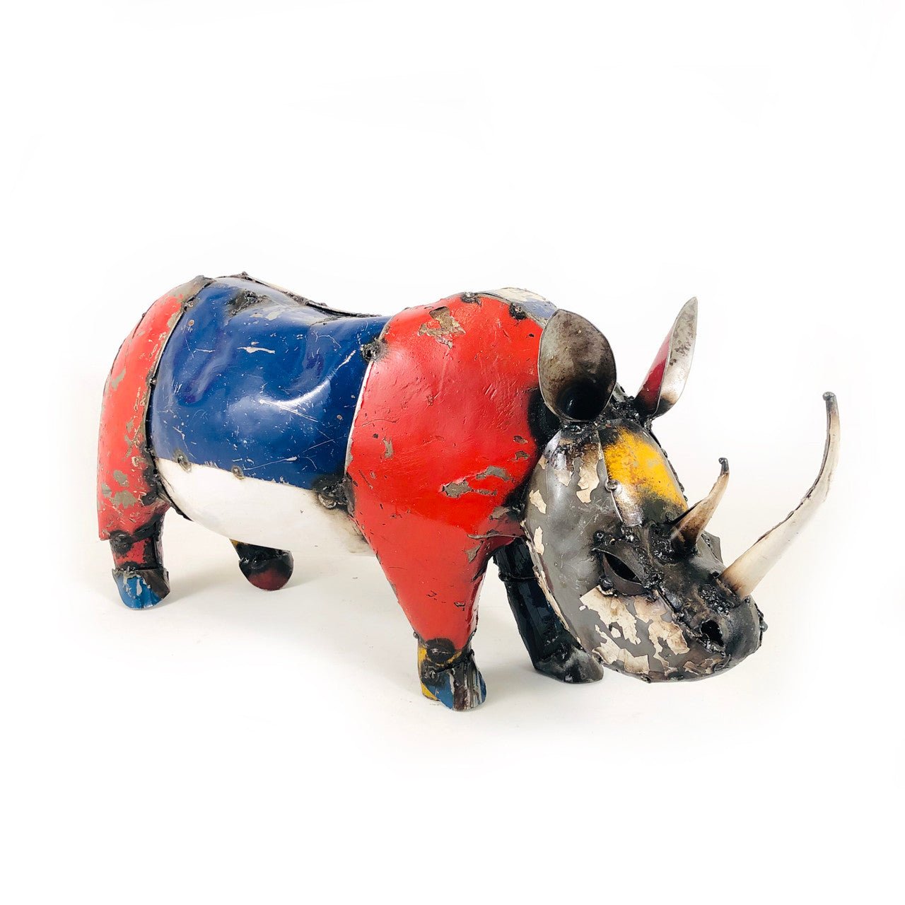 Wild Rhino - Recycled Metal La Vie Bien Wild Rhino - Recycled Metal