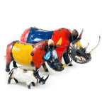 Wild Rhino - Recycled Metal La Vie Bien Wild Rhino - Recycled Metal