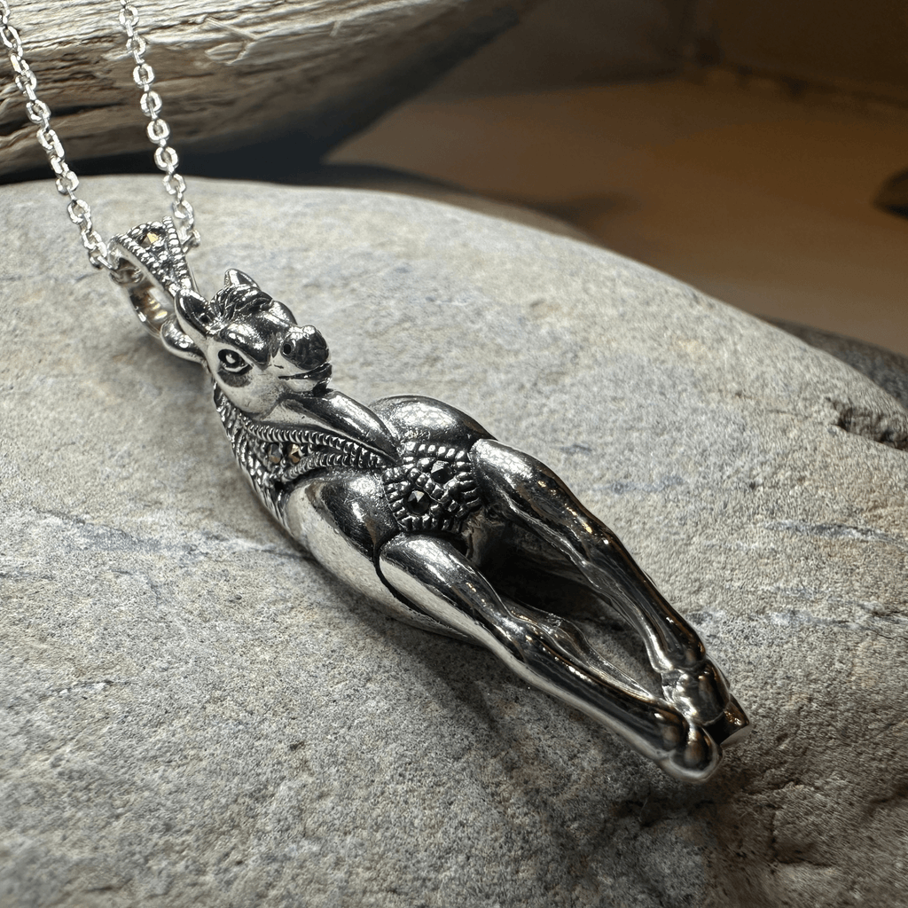 Wildfire Marcasite Horse Necklace Pendant La Vie Bien Wildfire Marcasite Horse Necklace