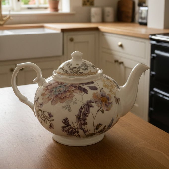 Wildflower Meadow Fine China Teapot Gifts La Vie Bien Wildflower Meadow Fine China Teapot