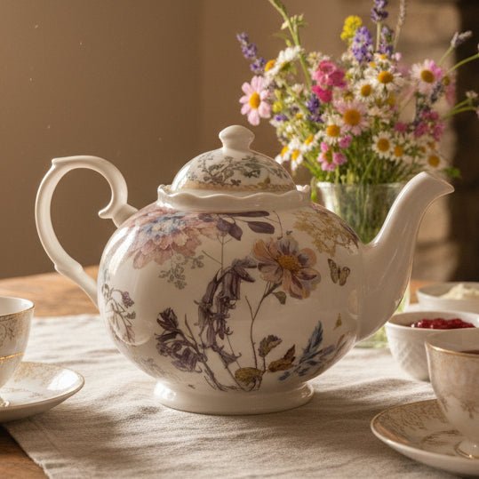 Wildflower Meadow Fine China Teapot Gifts La Vie Bien Wildflower Meadow Fine China Teapot