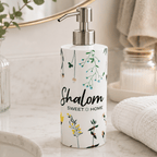 Wildflower Shalom Sweet Home Soap Dispenser Shavuot & Sukkot La Vie Bien Wildflower Shalom Sweet Home Soap Dispenser