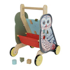 Wildwoods Owl Push - Cart Toys La Vie Bien Wildwoods Owl Push - Cart