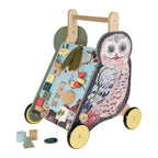 Wildwoods Owl Push - Cart Toys La Vie Bien Wildwoods Owl Push - Cart