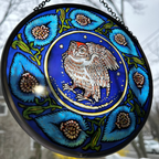 William De Morgan Owl Suncatcher Gifts La Vie Bien William De Morgan Owl Suncatcher