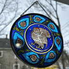William De Morgan Owl Suncatcher Gifts La Vie Bien William De Morgan Owl Suncatcher