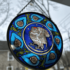 William De Morgan Owl Suncatcher Gifts La Vie Bien William De Morgan Owl Suncatcher