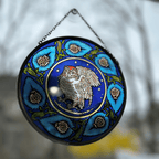 William De Morgan Owl Suncatcher Gifts La Vie Bien William De Morgan Owl Suncatcher