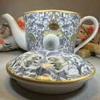 William Morris Lodden Fine China Teapot Gifts La Vie Bien William Morris Lodden Fine China Teapot