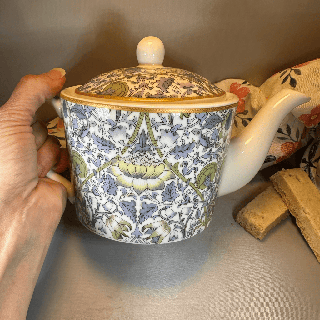 William Morris Lodden Fine China Teapot Gifts La Vie Bien William Morris Lodden Fine China Teapot