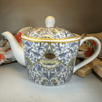William Morris Lodden Fine China Teapot Gifts La Vie Bien William Morris Lodden Fine China Teapot