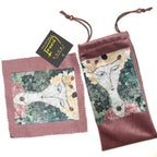 Wine Eye Glass Cover & Lens Cleaning Fabric Eyewear Cases & Holders La Vie Bien Wine Eye Glass Cover & Lens Cleaning Fabric