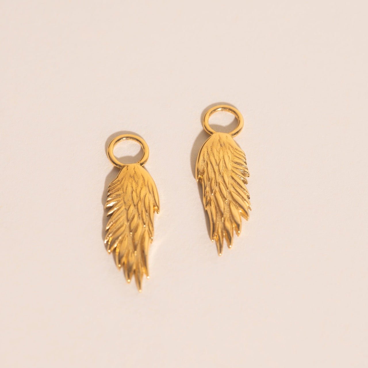 Wing Chunky Huggie Hoop Charms by Oh Clementine