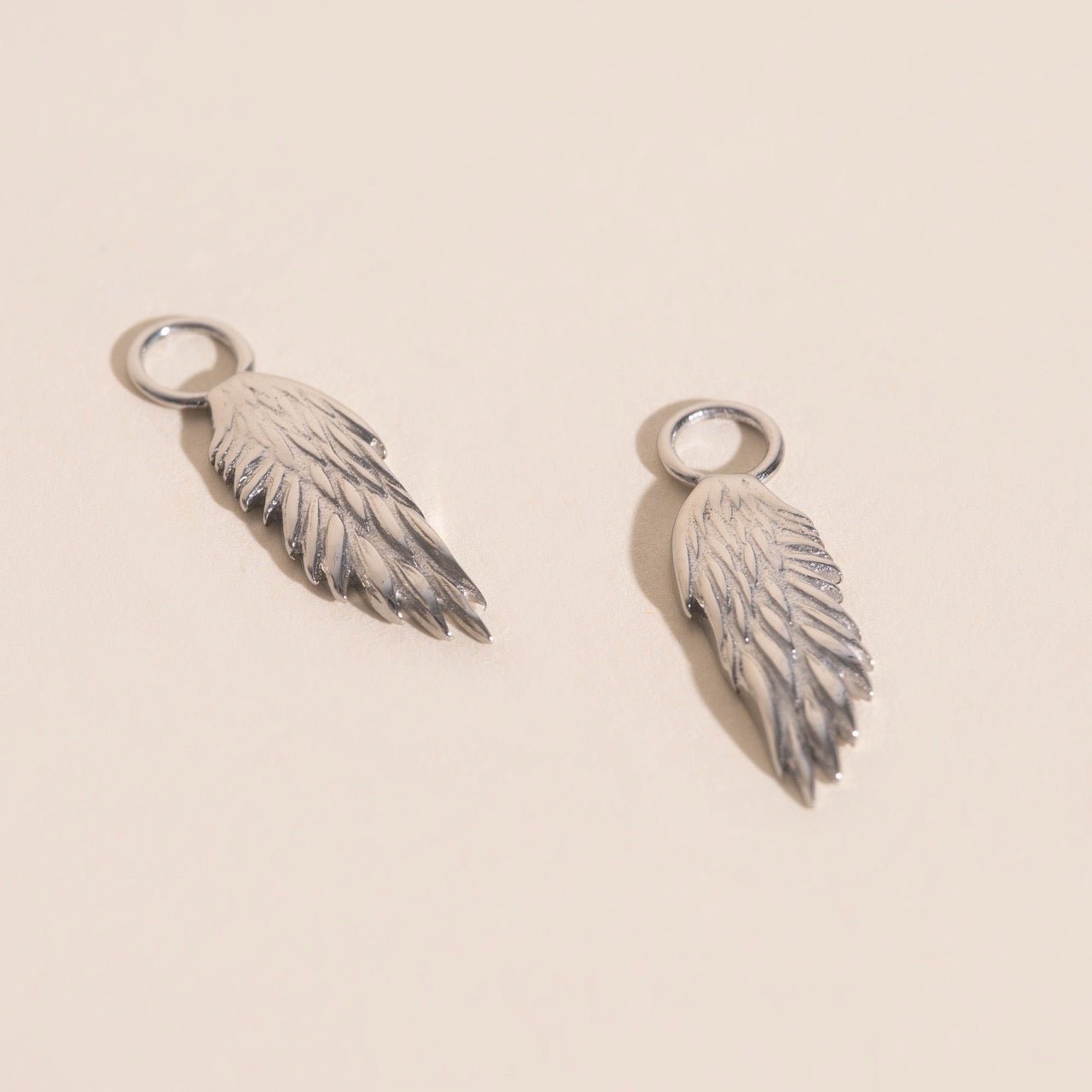 Wing Chunky Huggie Hoop Charms by Oh Clementine