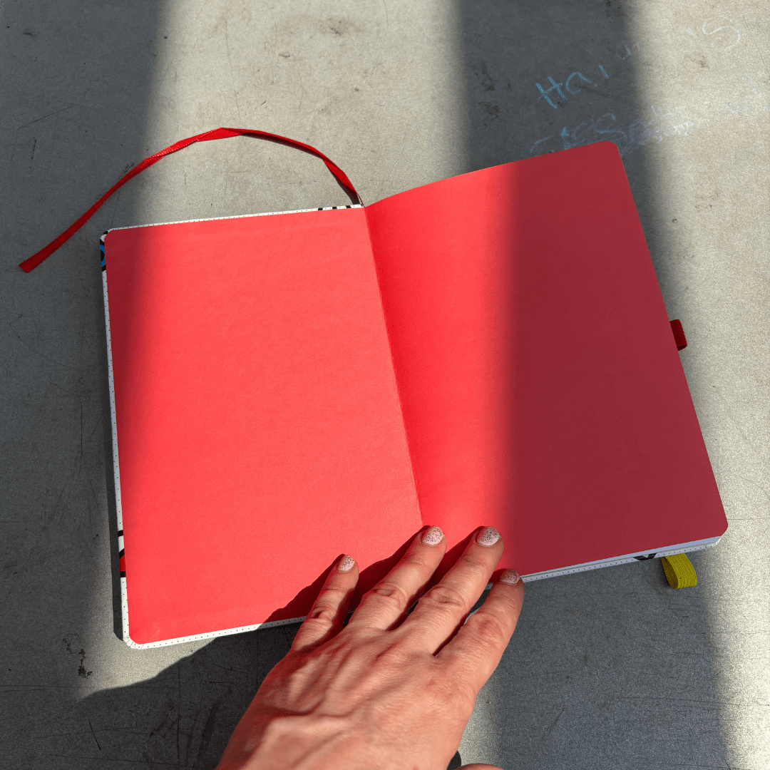 Wink Pop Art Notebook with 190 Dot Grid Pages Notebook La Vie Bien Wink Pop Art Notebook with 190 Dot Grid Pages