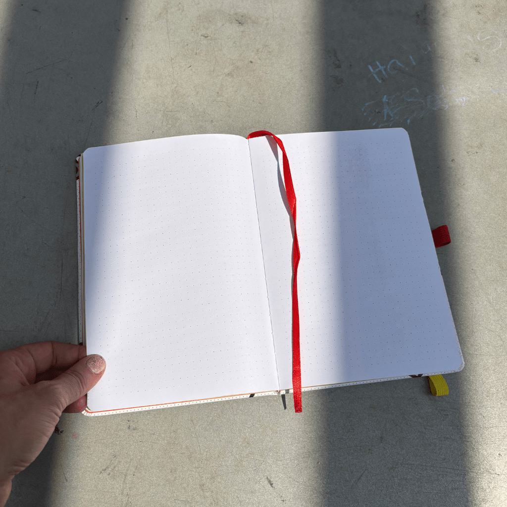 Wink Pop Art Notebook with 190 Dot Grid Pages Notebook La Vie Bien Wink Pop Art Notebook with 190 Dot Grid Pages
