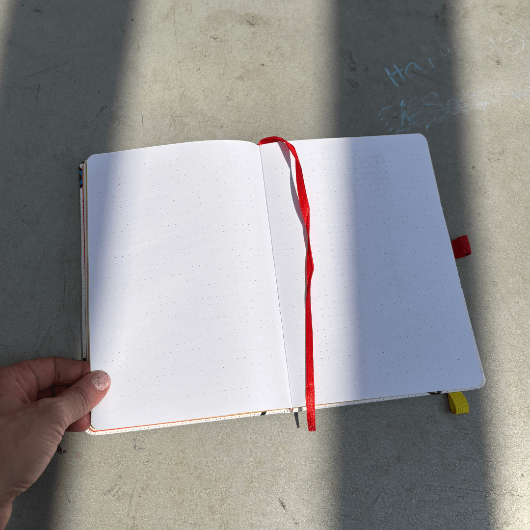 Wink Pop Art Notebook with 190 Dot Grid Pages Notebook La Vie Bien Wink Pop Art Notebook with 190 Dot Grid Pages